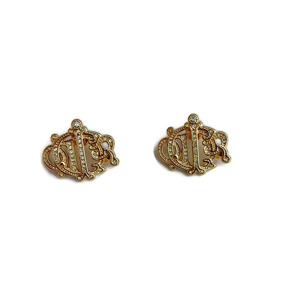Dior Vintage Logo Earrings